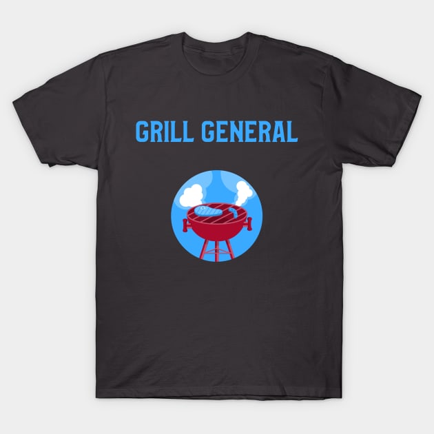 BBQ General T-Shirt by Fresh Sizzle Designs